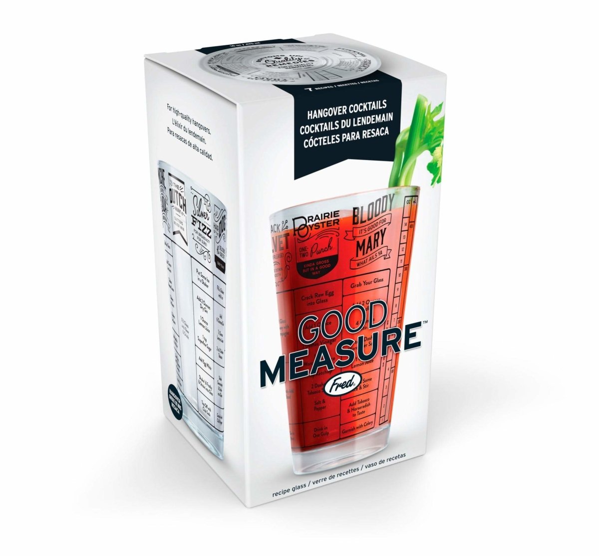Good Measure Hangover Recipe Glass