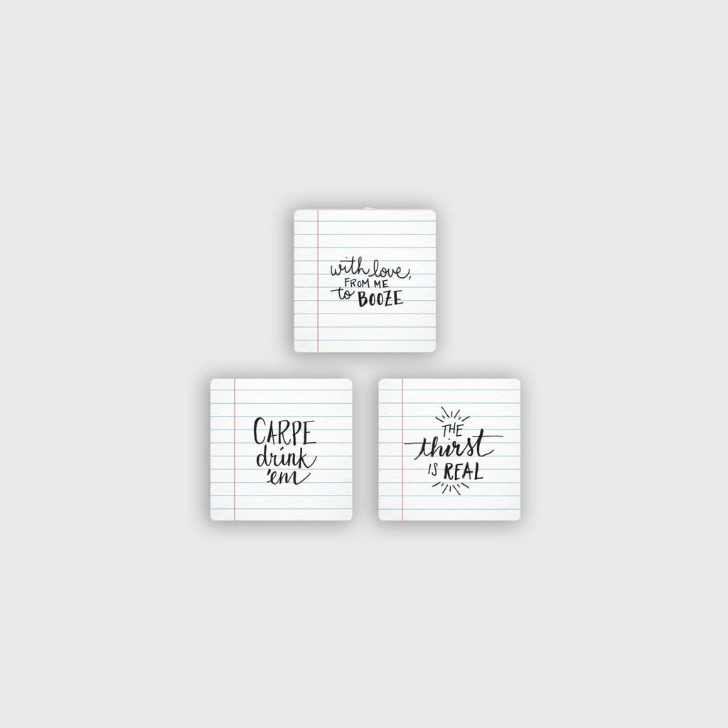Noted Coasters - Set of 6