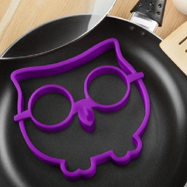 Funny Side Up Owl Egg Mould