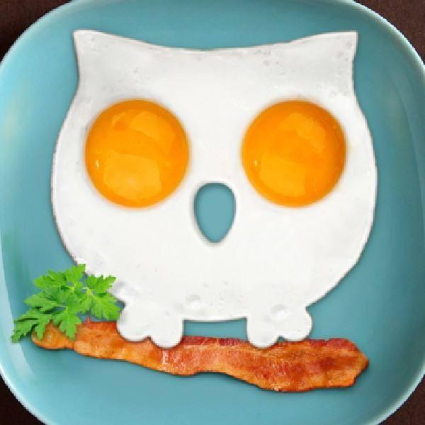 Funny Side Up Owl Egg Mould
