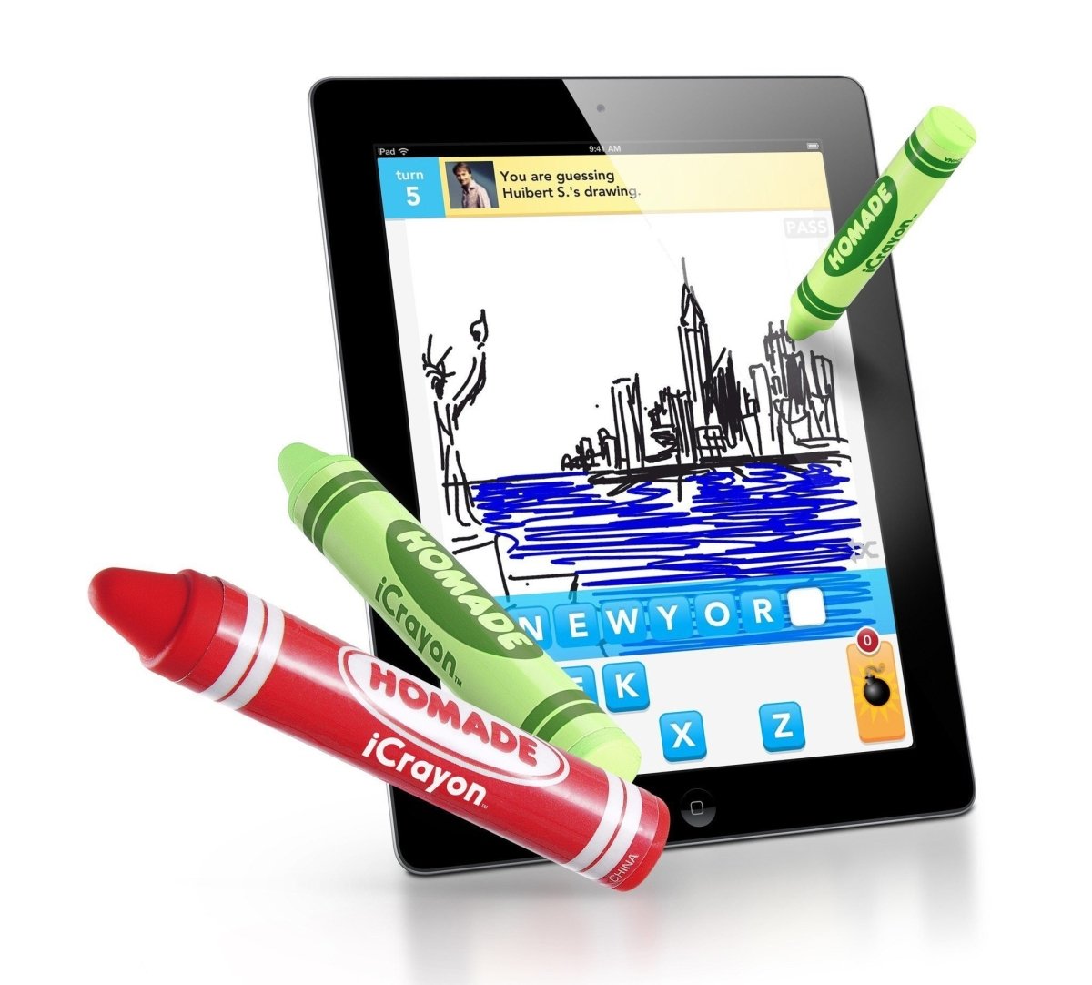 iCrayon Touchscreen Stylus