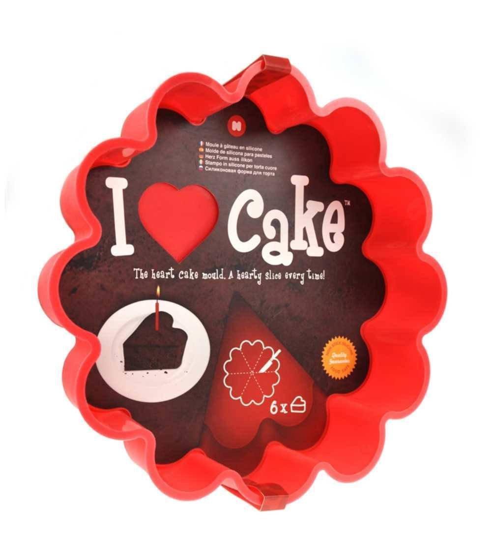 I Love Cake Heart-Shaped Mould