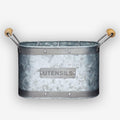 Industrial Kitchen Steel Utensil Caddy