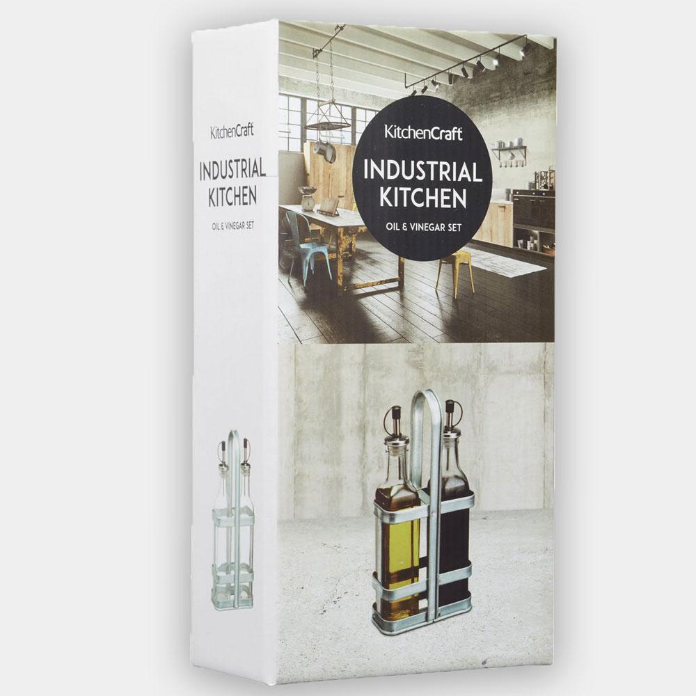 Industrial Kitchen Oil & Vinegar Cruets - 225ml