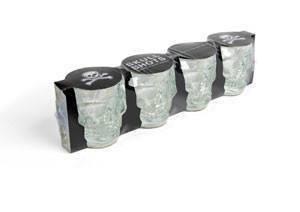 Skull Shot Glasses - Set of 4