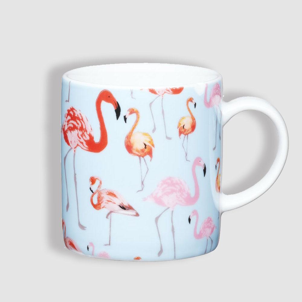 80ml Porcelain Flamingo Espresso Cup