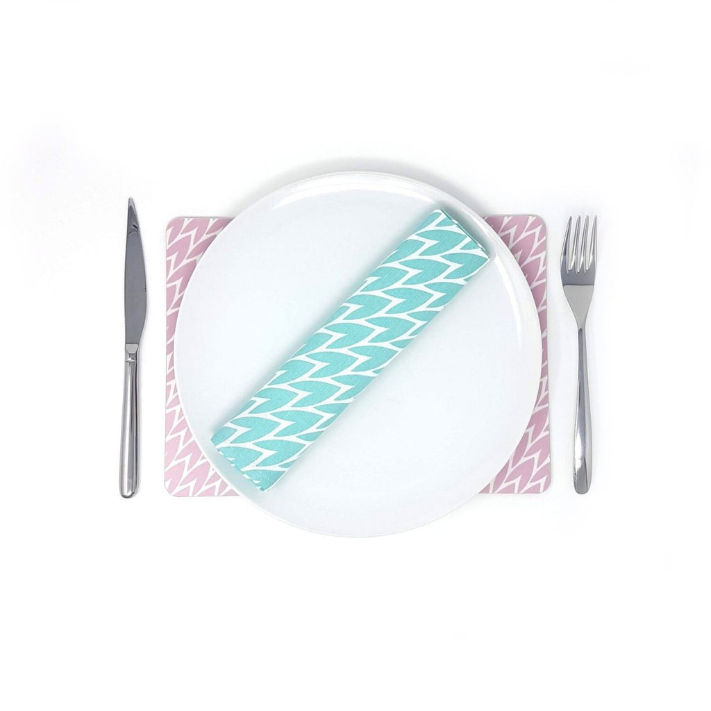 Leaf Placemats Mixed Colours Set Of 4