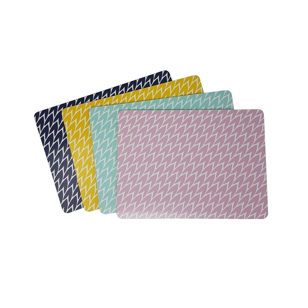 Leaf Placemats Mixed Colours Set Of 4