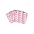 Leaf Pink Drink Coasters Set Of 4