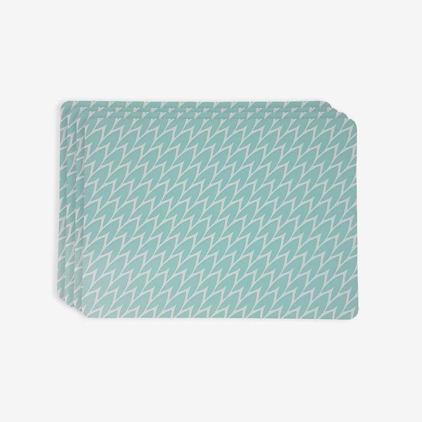 Leaf Placemats Mint - Set Of 4