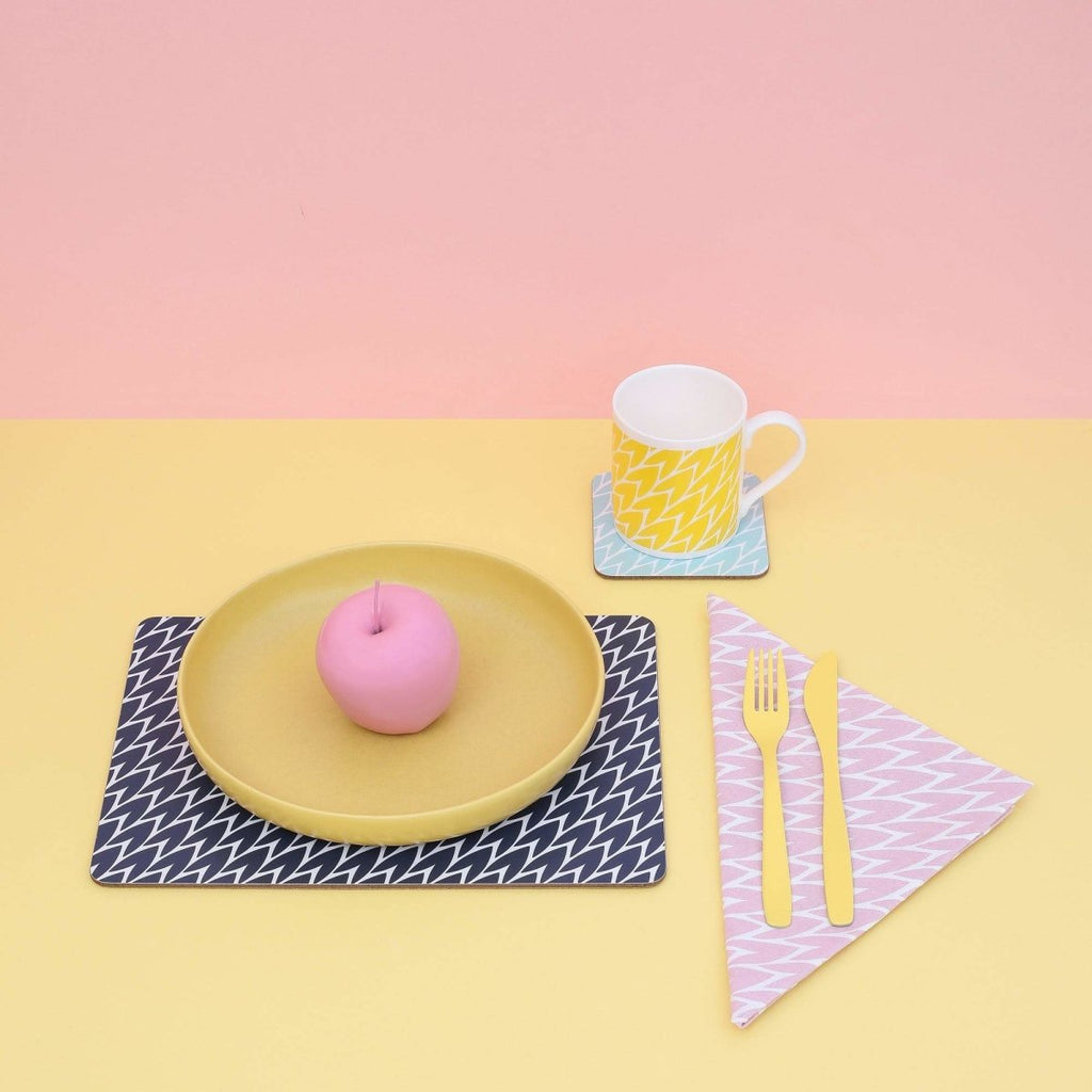 Leaf Placemats - Yellow, Set of 4