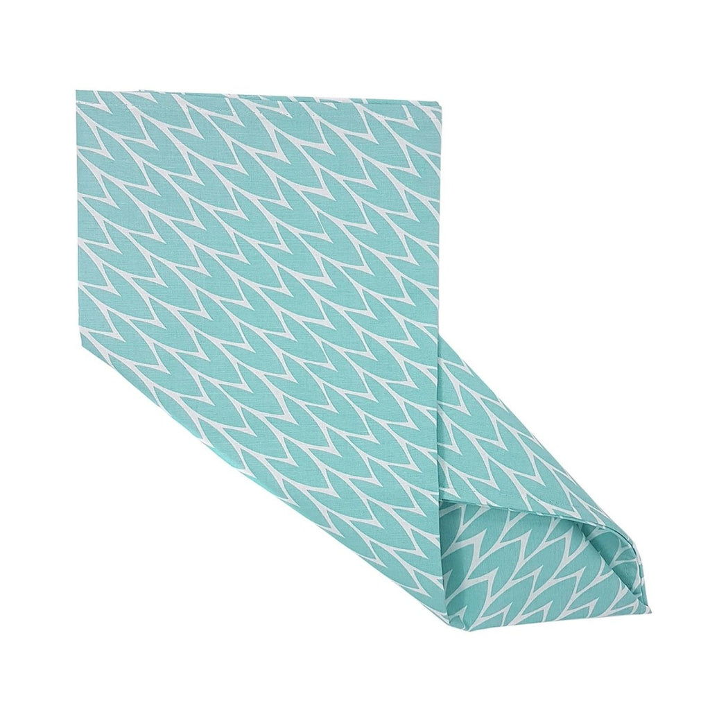 Leaf Cotton Tea Towel - Mint Green