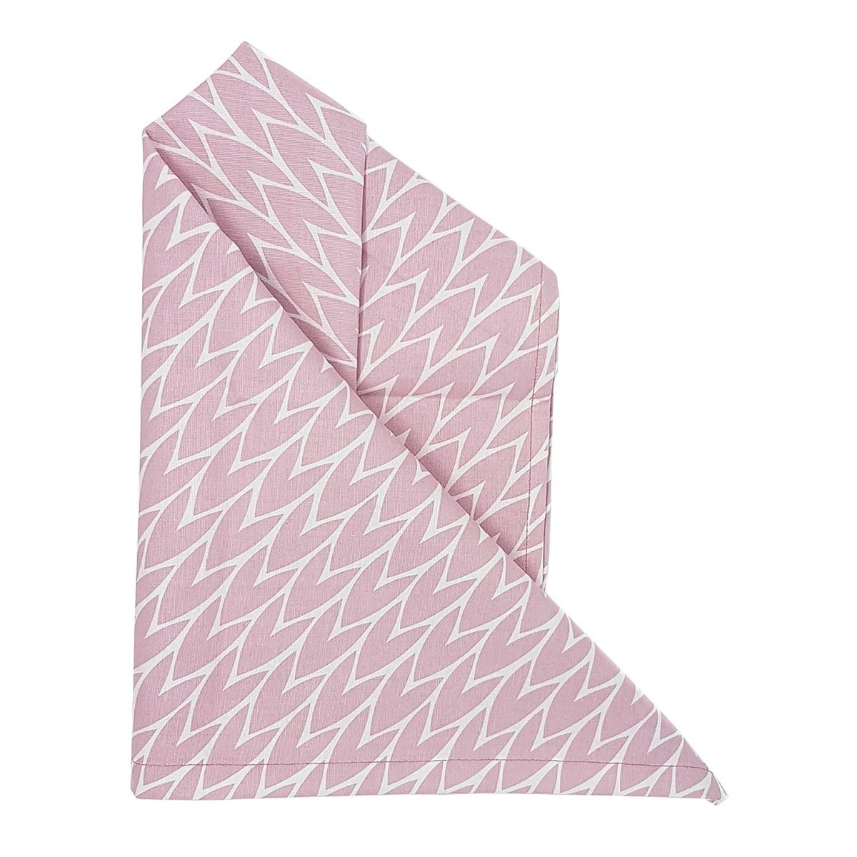 Leaf Cotton Tea Towel - Pink