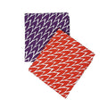 Leaf Tea Towel Set Plum & Red Two Pack