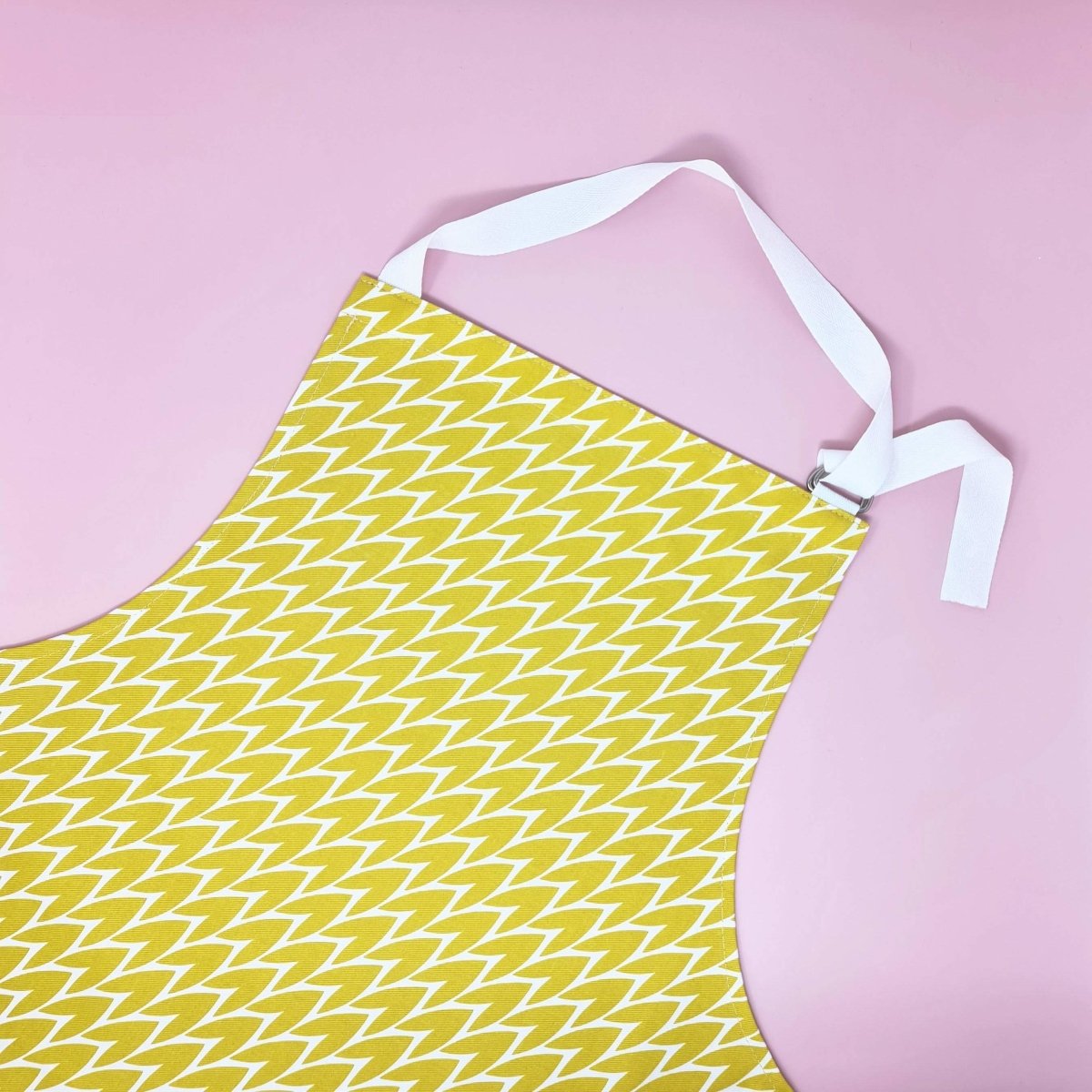 Leaf Cotton Apron - Yellow