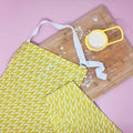 Leaf Cotton Apron - Yellow