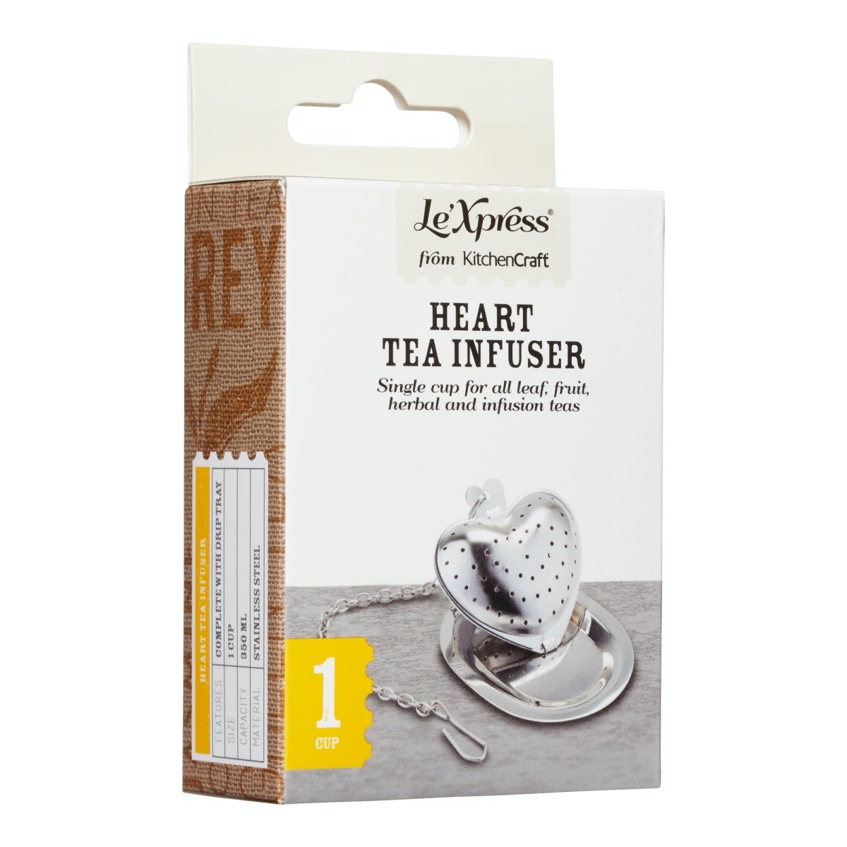 Le’Xpress Heart Tea Infuser