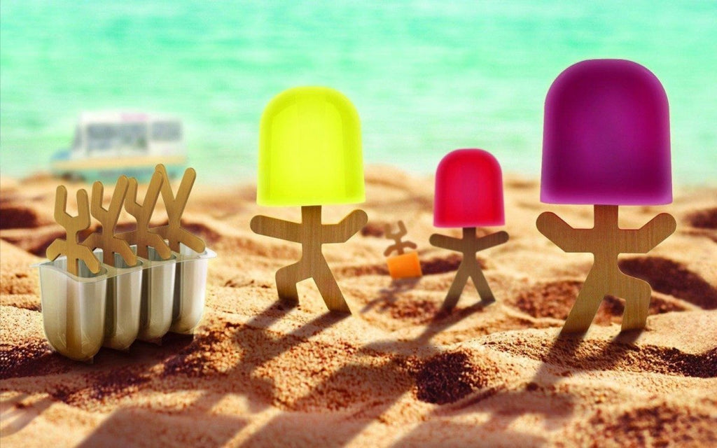 Lollypop Men Ice Lolly Moulds - Makes 4