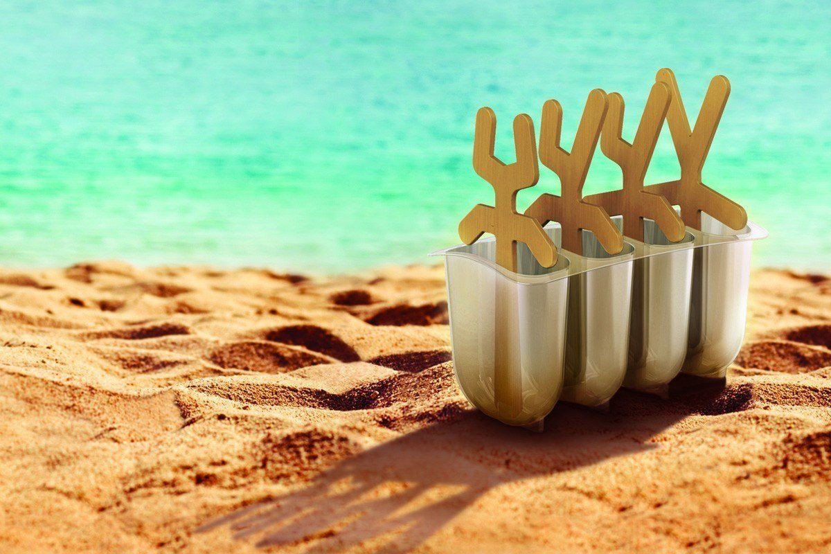 Lollypop Men Ice Lolly Moulds - Makes 4