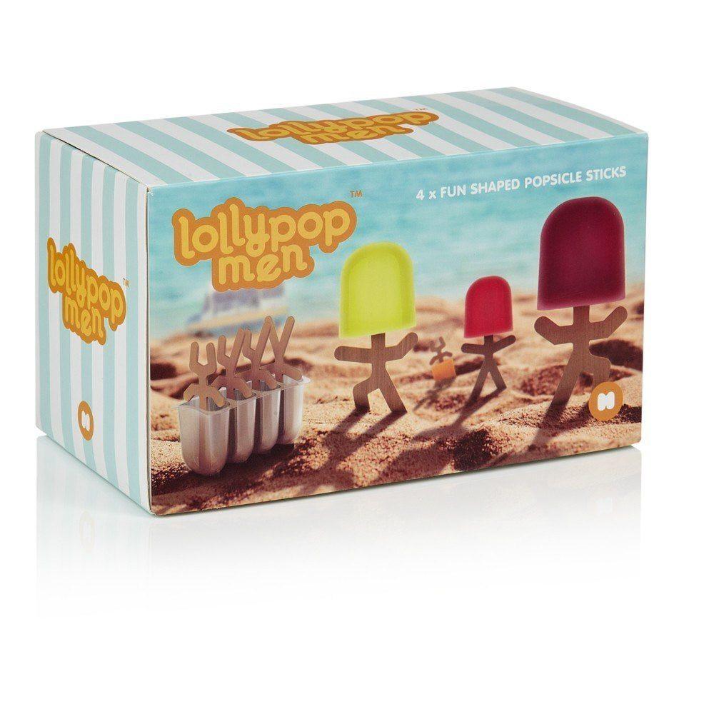 Lollypop Men Ice Lolly Moulds - Makes 4