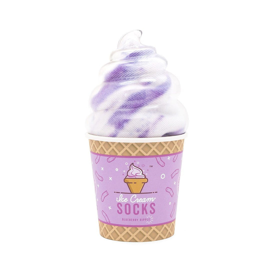 Ice Cream Socks Blueberry Ripple Ankle Socks