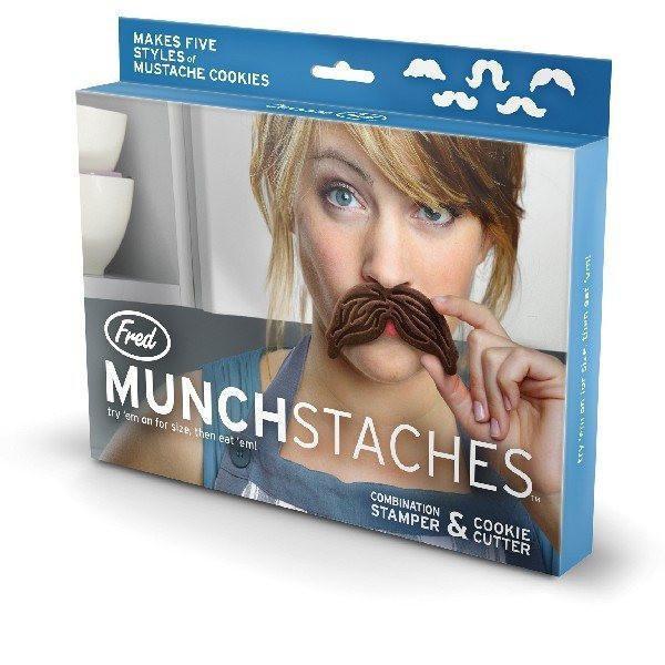 Munchstache Cookie Cutters