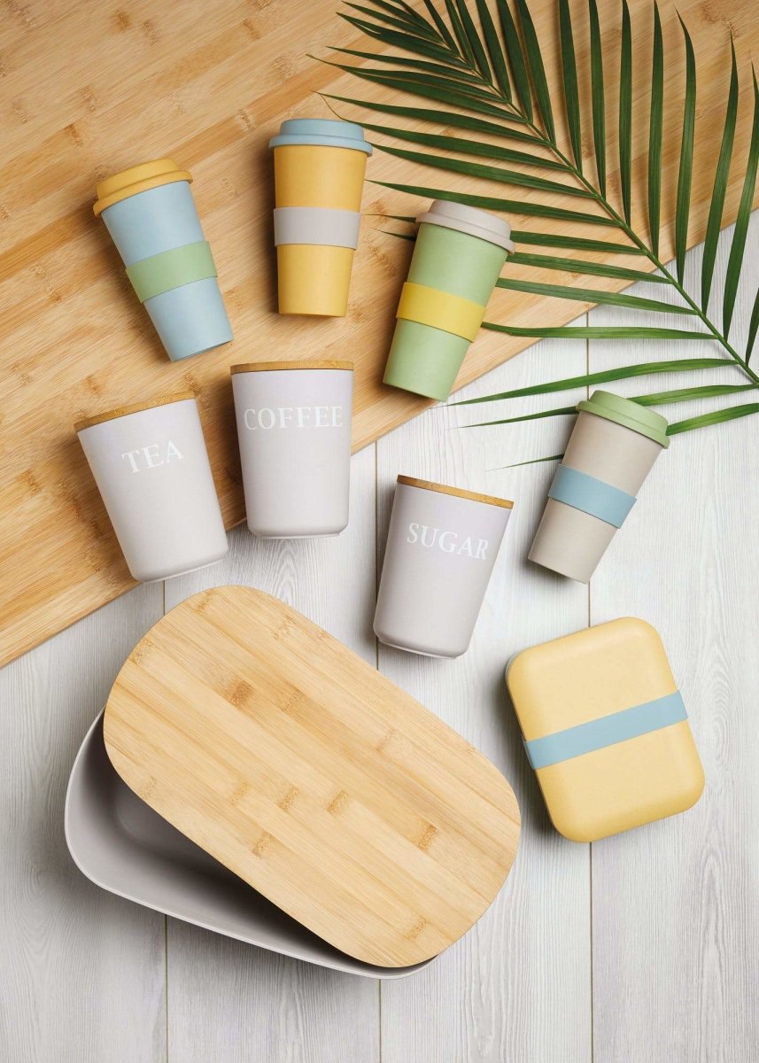 Eco-Friendly Yellow Travel Mug