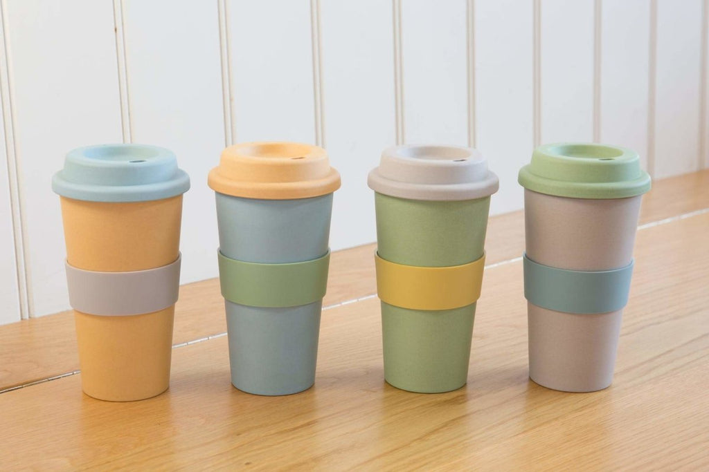 Eco-Friendly Yellow Travel Mug