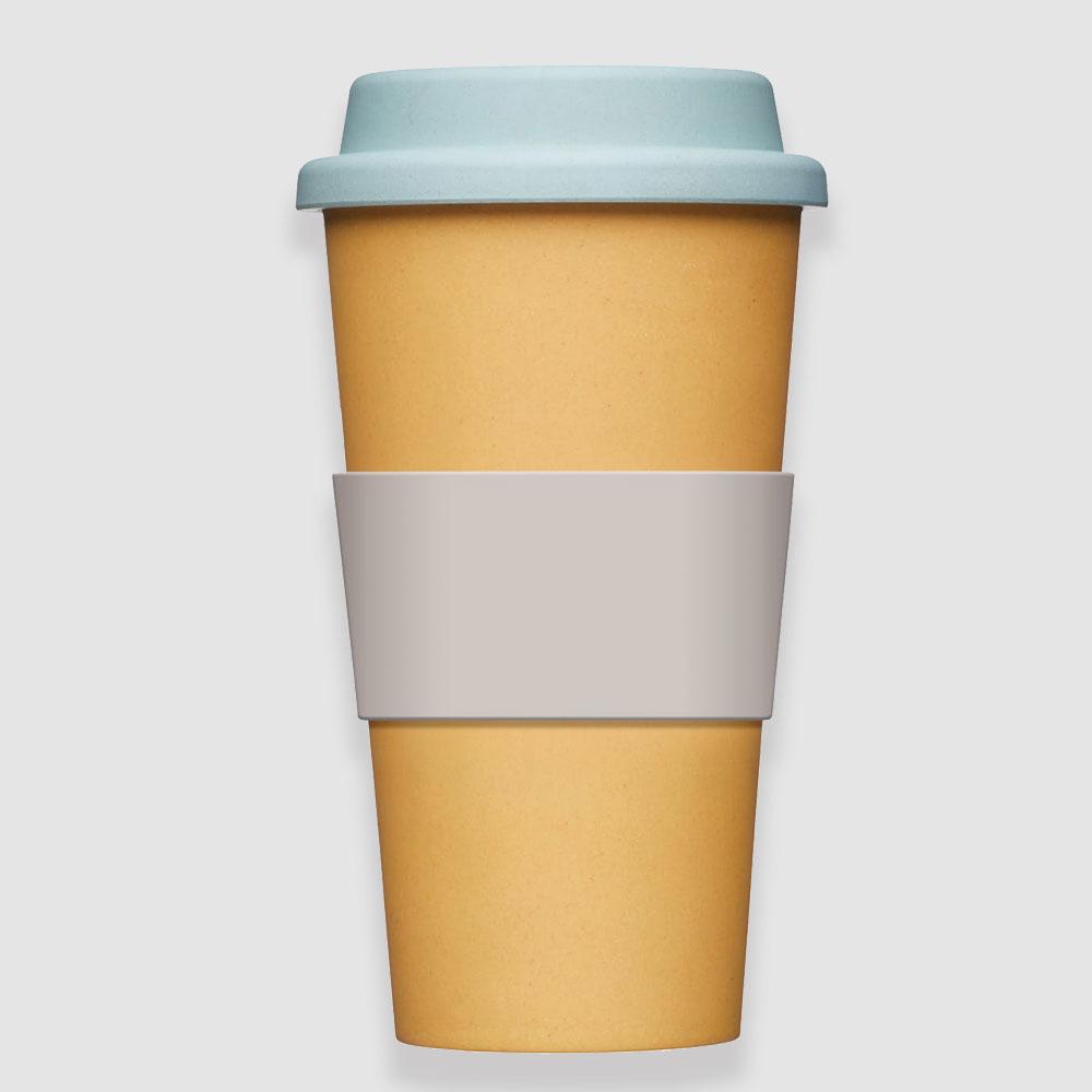 Eco-Friendly Yellow Travel Mug