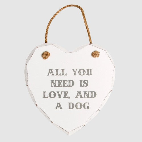 All You Need Is Love & A Dog Heart Plaque