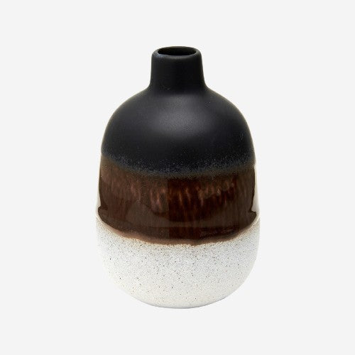 Mojave Glaze Vase - Black
