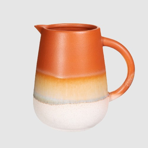 Mojave Glaze Jug Terracotta