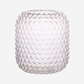 Clear Glass Bobble Vase