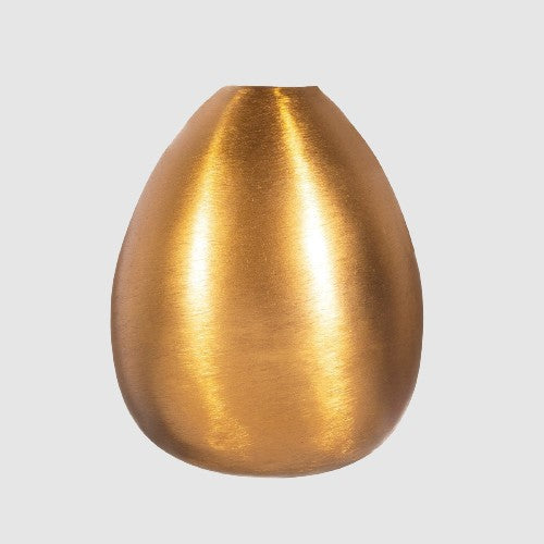 Matt Gold Metal Vase