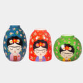Floral Frida Vases - Set of 3