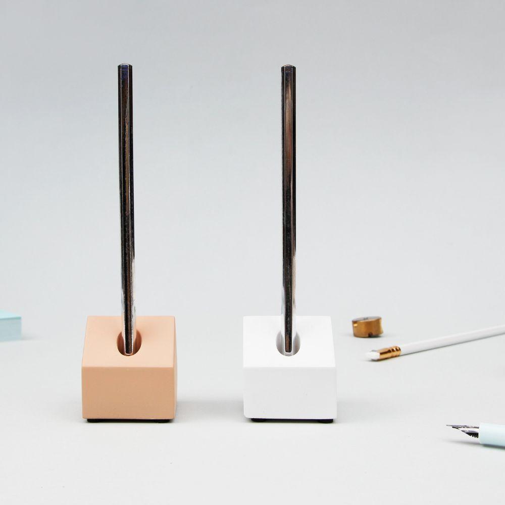 Concrete Pen House - Pink & White