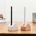 Concrete Pen House - Pink & White