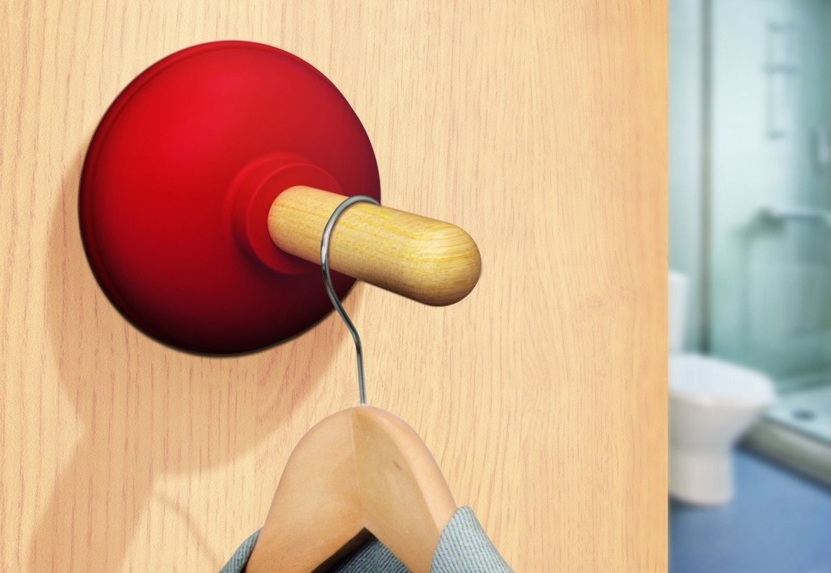 Plunge The Plunger Shaped Door Hook