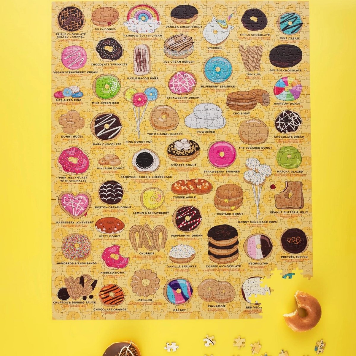Donut Lover's Jigsaw Puzzle - 1,000 Pieces