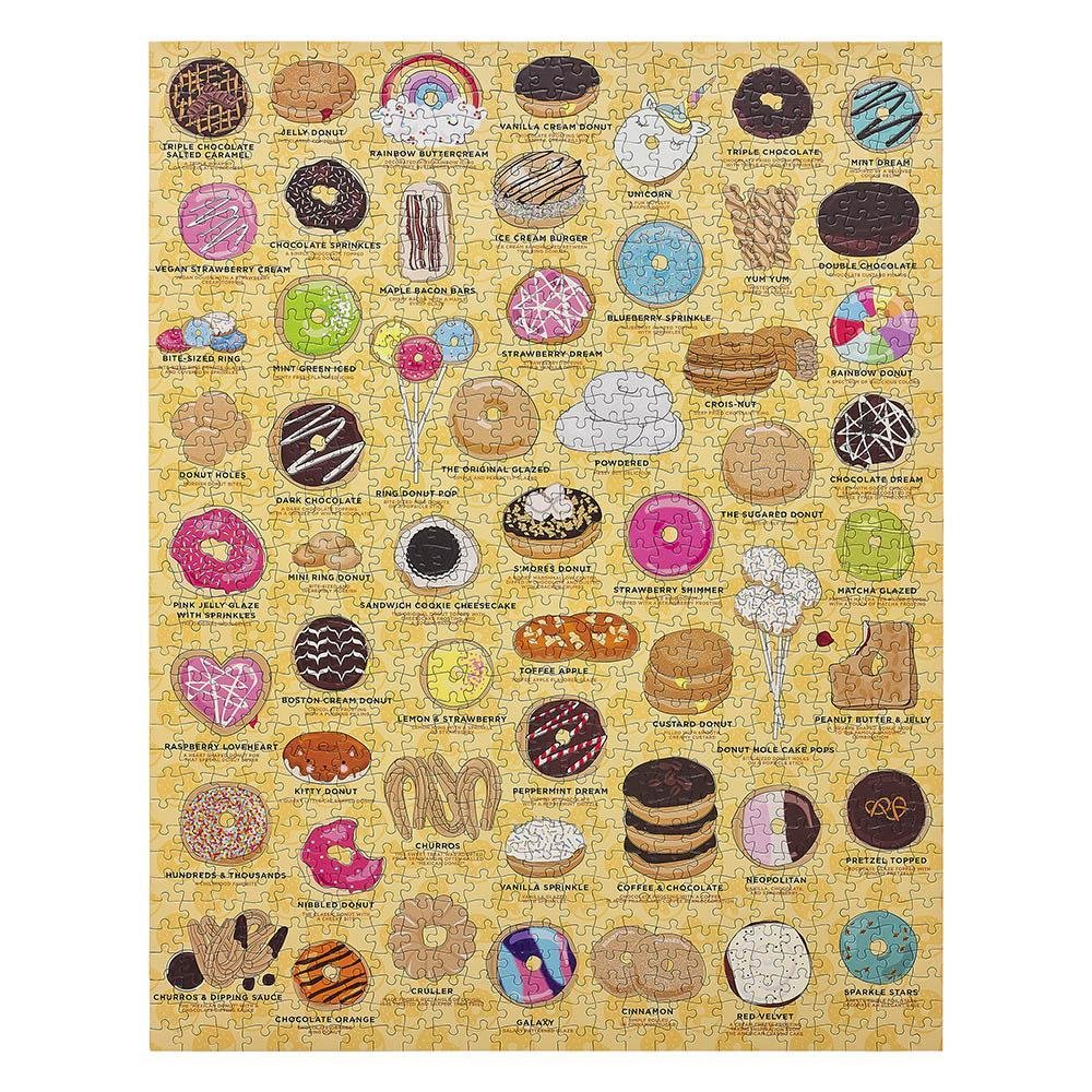 Donut Lover's Jigsaw Puzzle - 1,000 Pieces