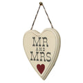 Romantic Wooden Sign Mr & Mrs