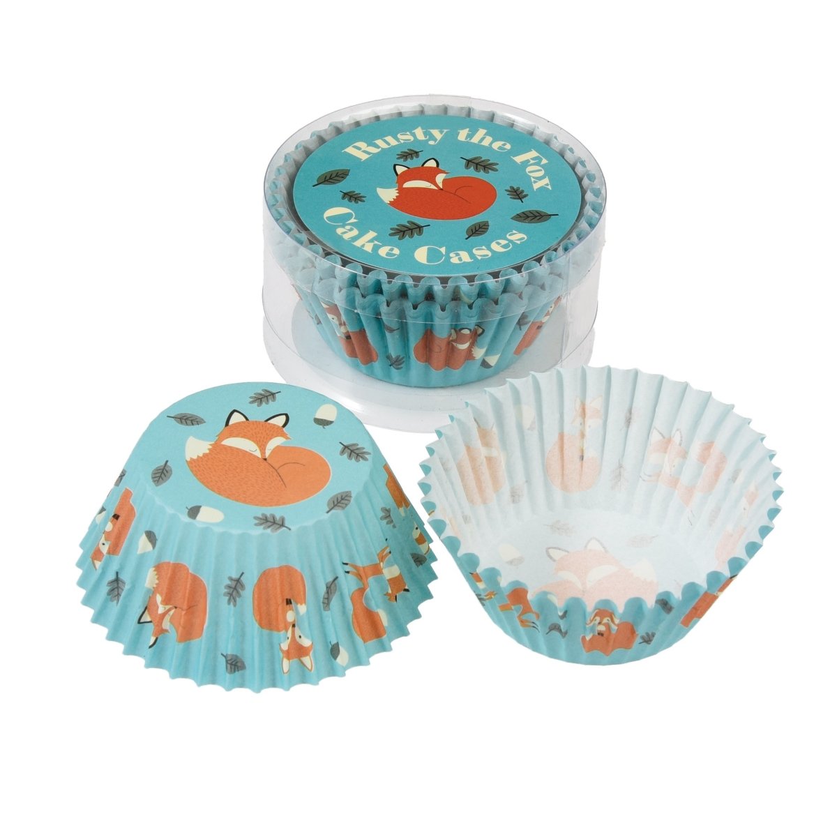 Set 50 Cupcake Cases Rusty The Fox