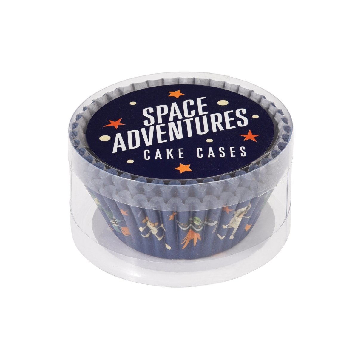 Set 50 Cupcake Cases Space Adventure