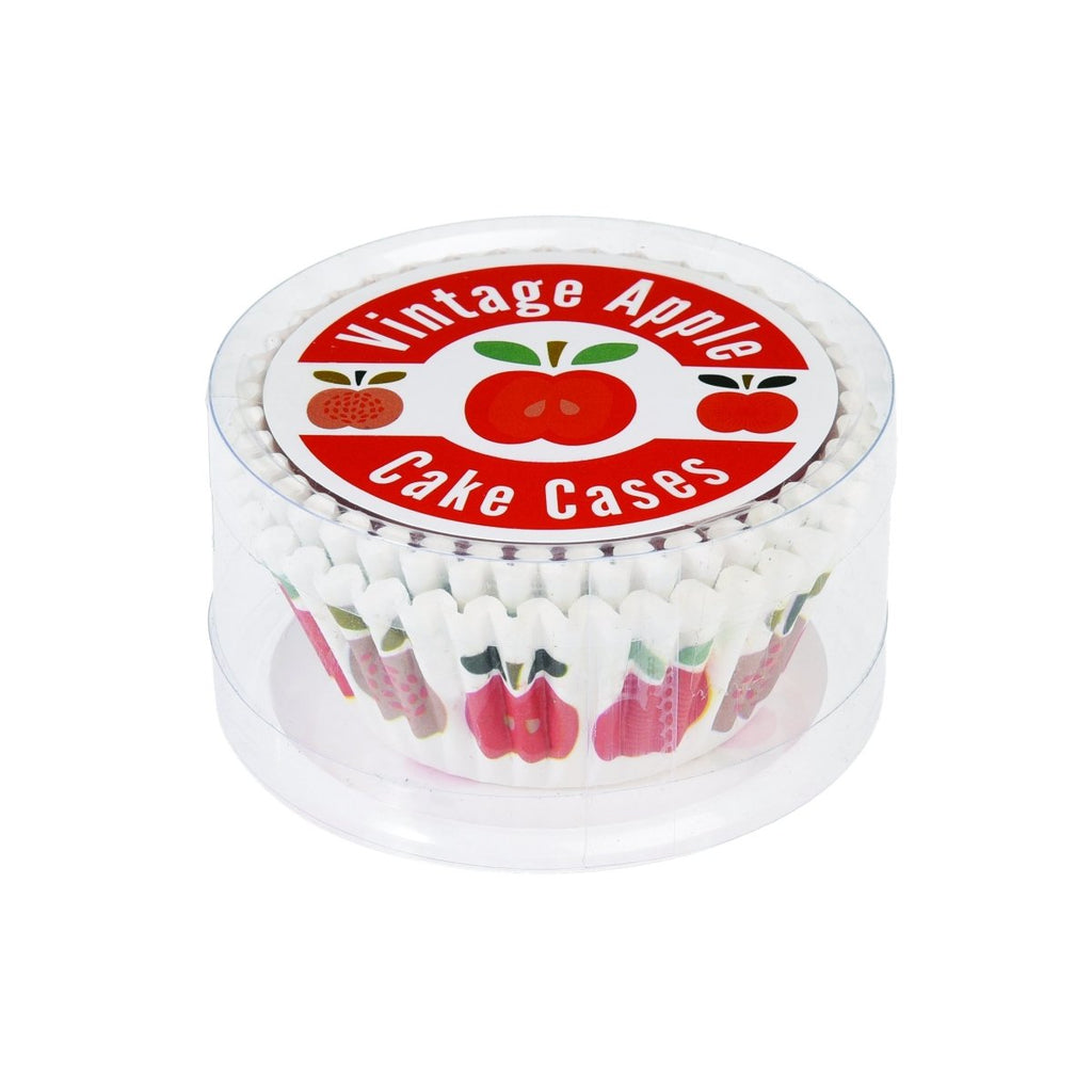 Set 50 Cupcake Cases Vintage Apple