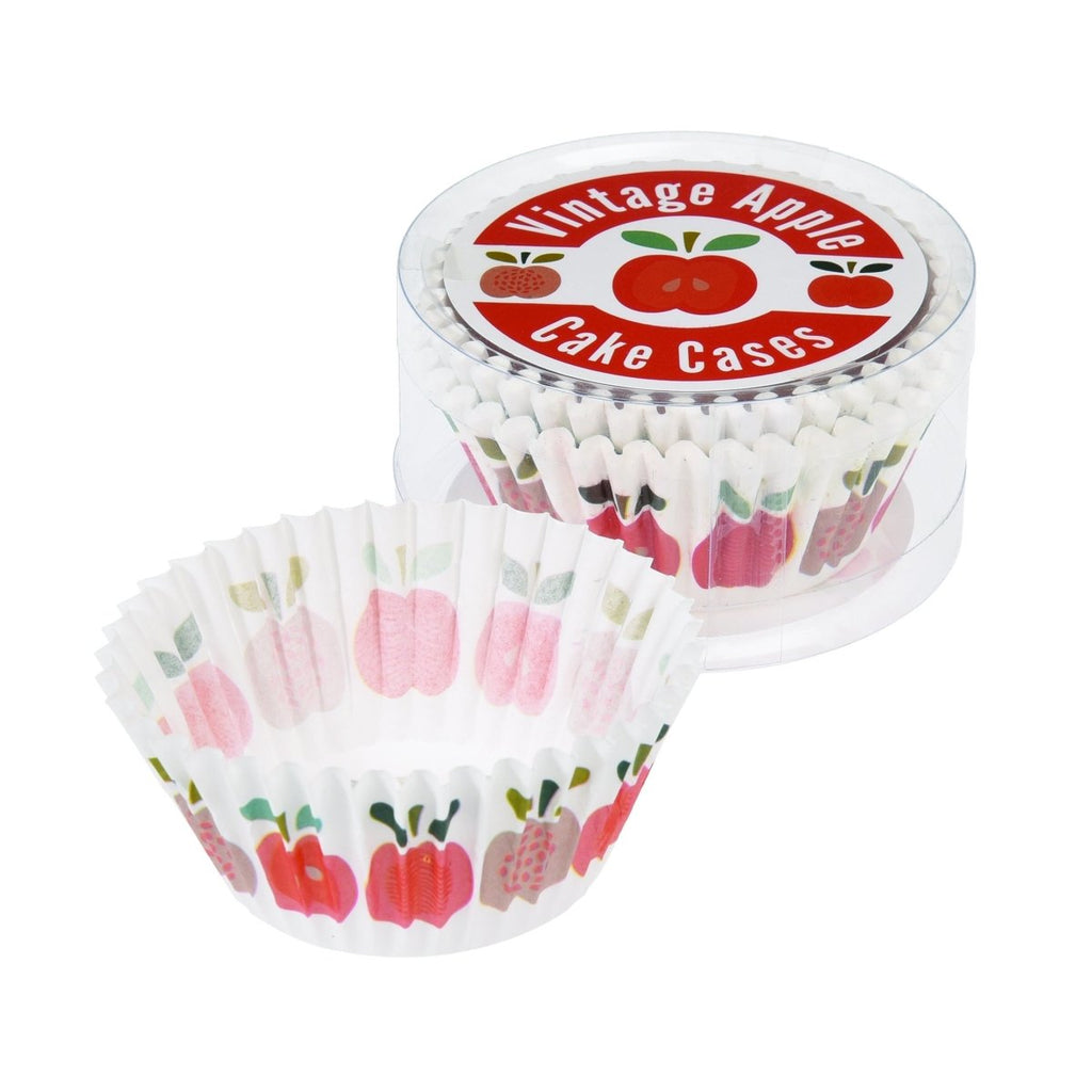 Set 50 Cupcake Cases Vintage Apple