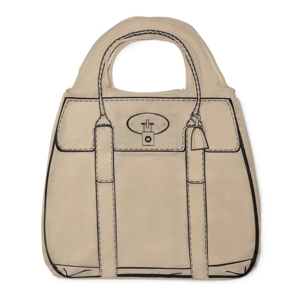 Shopperholic Foldaway Shopping Bag - Pink