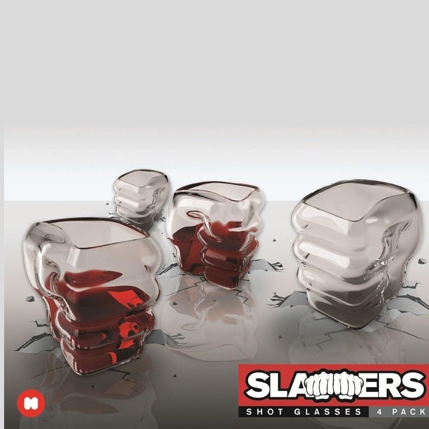 Slammers Fist Shot Glasses - Set of 4