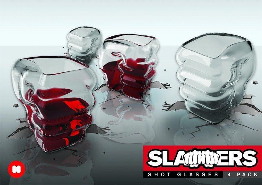 Slammers Fist Shot Glasses - Set of 4