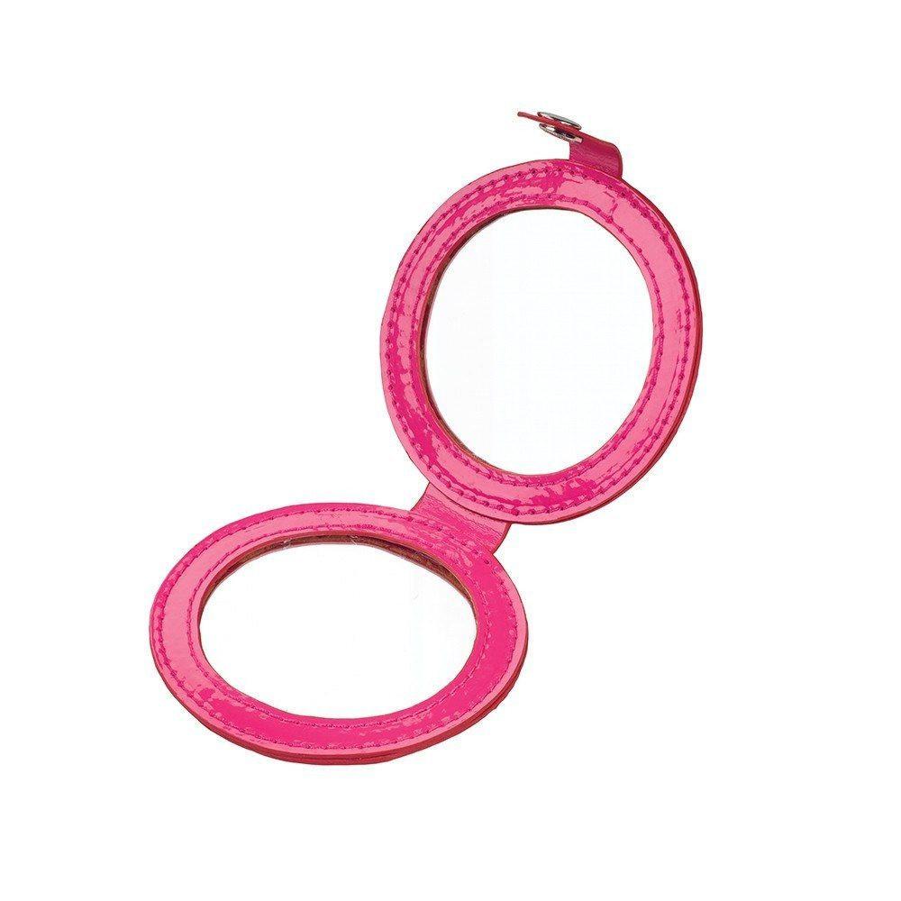 Smile Compact Mirror - Red