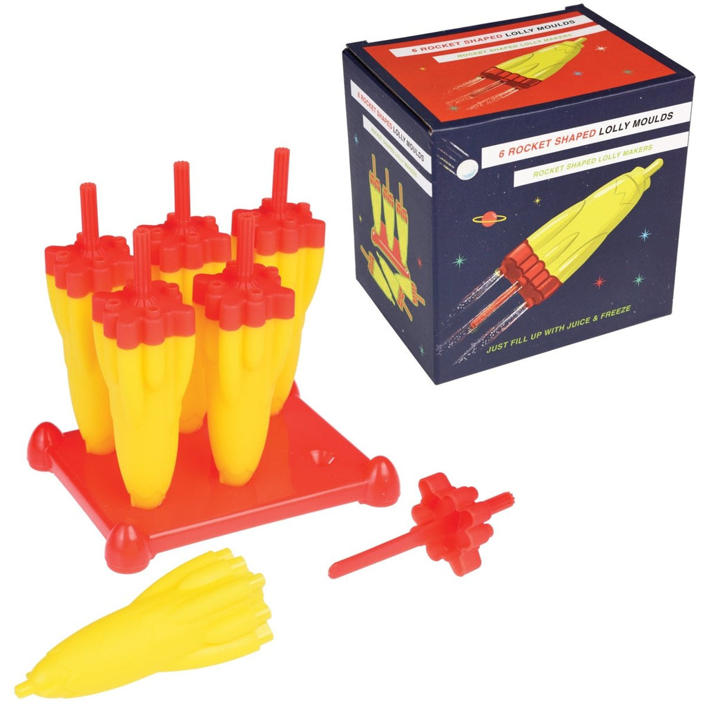 Space Age Rocket Ice Lolly Moulds